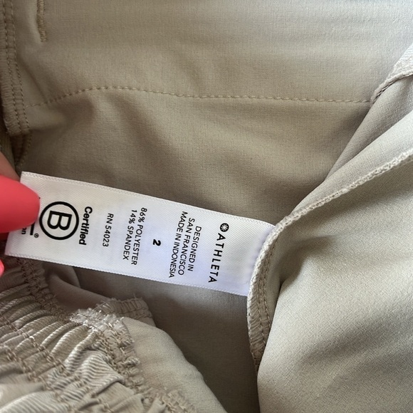 Athleta Brooklyn Textured Jogger Camo Abalone Grey Cream - Picture 8 of 10